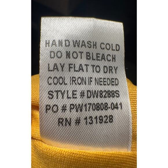 Wishlist Mustard Kimono Maxi Dress - Size L - Picture 9 of 9